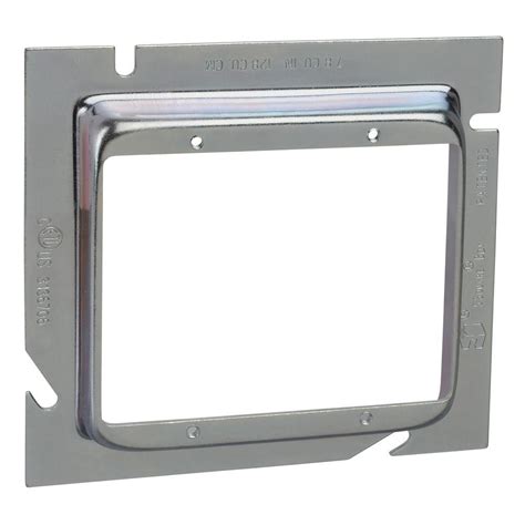 metal box extension ring|2 gang metal box extender.